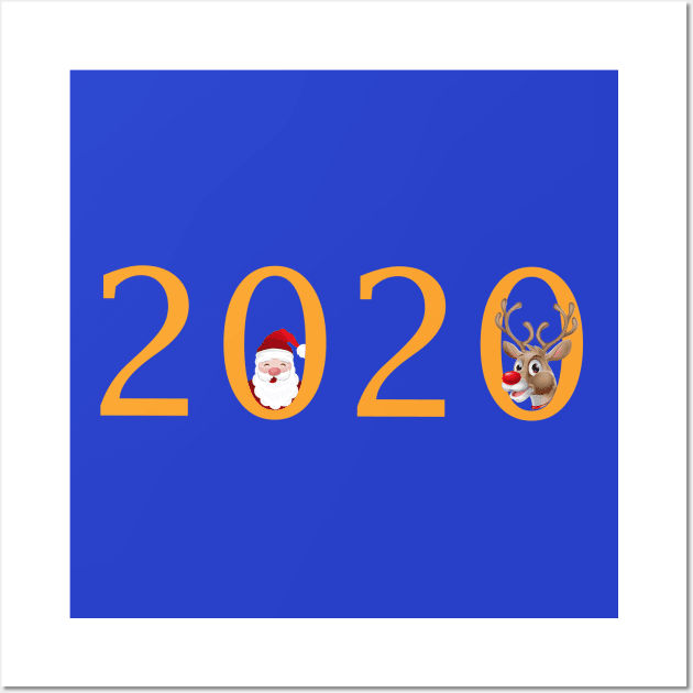 2020 Happy new year Wall Art by makram